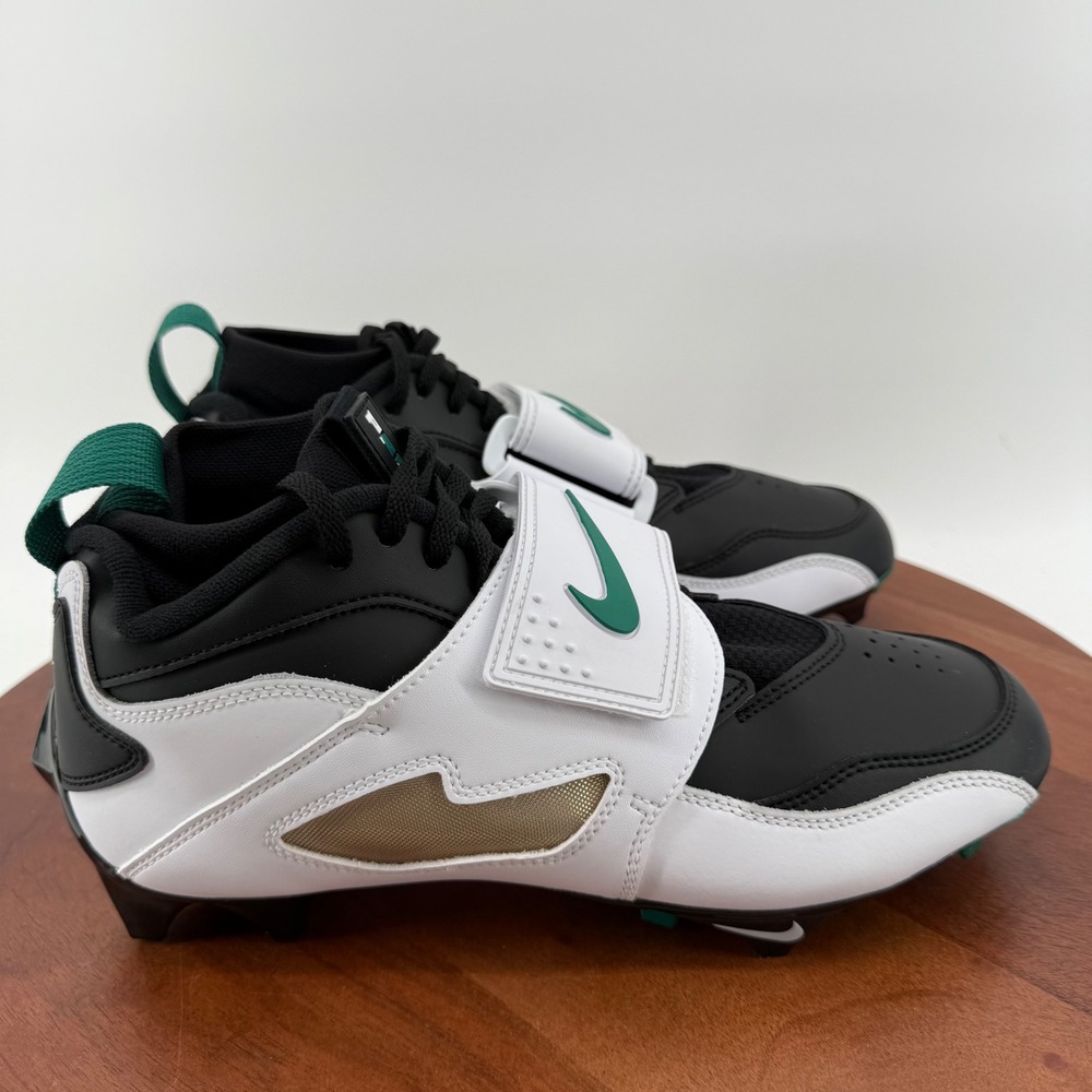 Nike Diamond Turf 93 TD Football Cleats Emerald White Deion HF5298-102 Men 9
